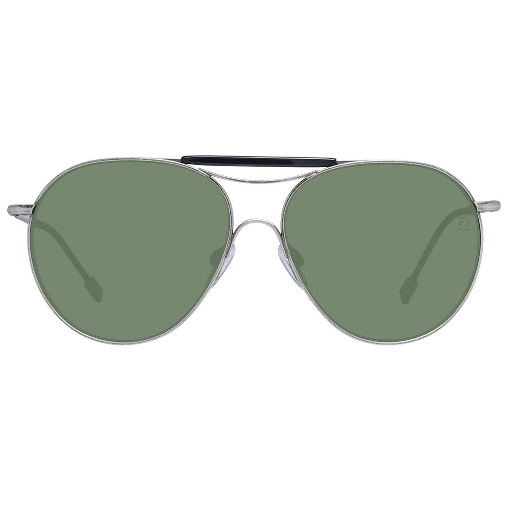 Zegna Couture Gray Men Sunglasses