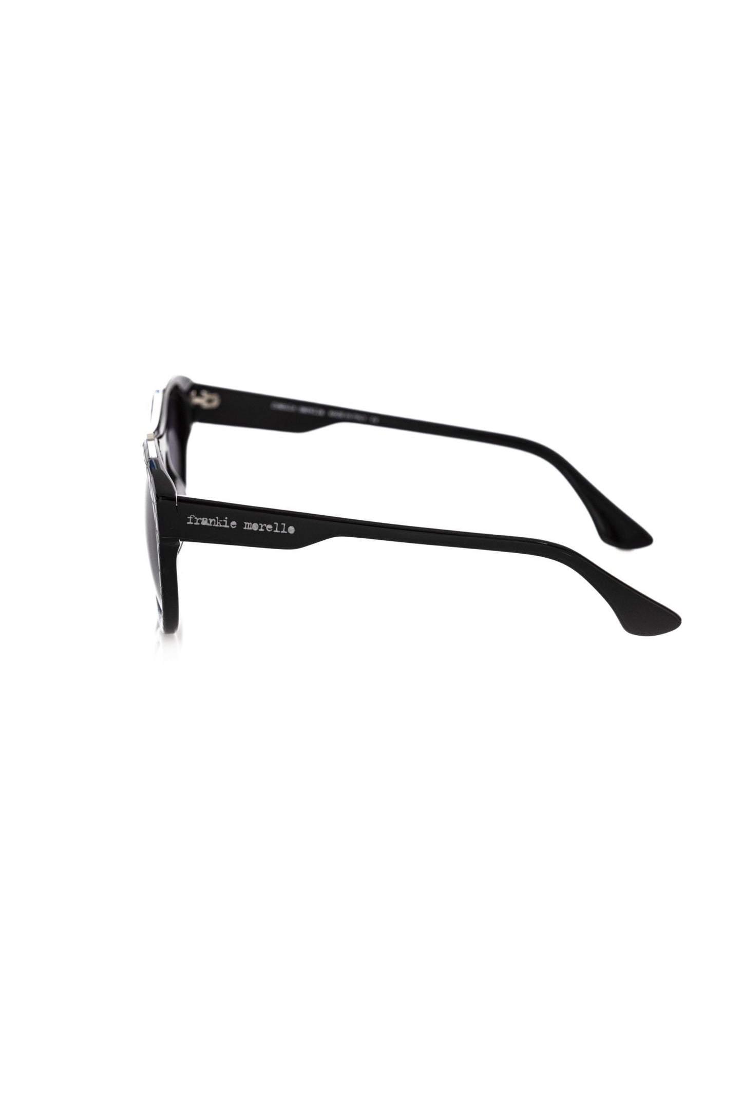 Frankie Morello Black Acetate Sunglasses